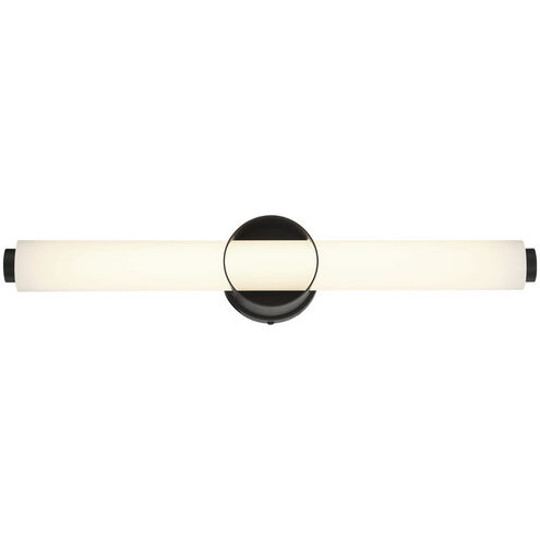 Santoro LED 25 inch Black Vanity Light Wall Light