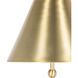 Vivianna 35.5 inch Antique Brass / Natural Tiled Alabaster Table Lamp Portable Light