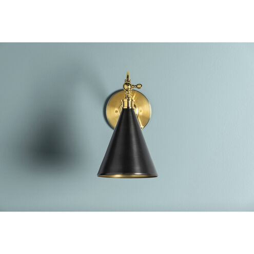 Osterley 1 Light 6.5 inch Aged/Antique Distressed Bronze Wall Sconce Wall Light