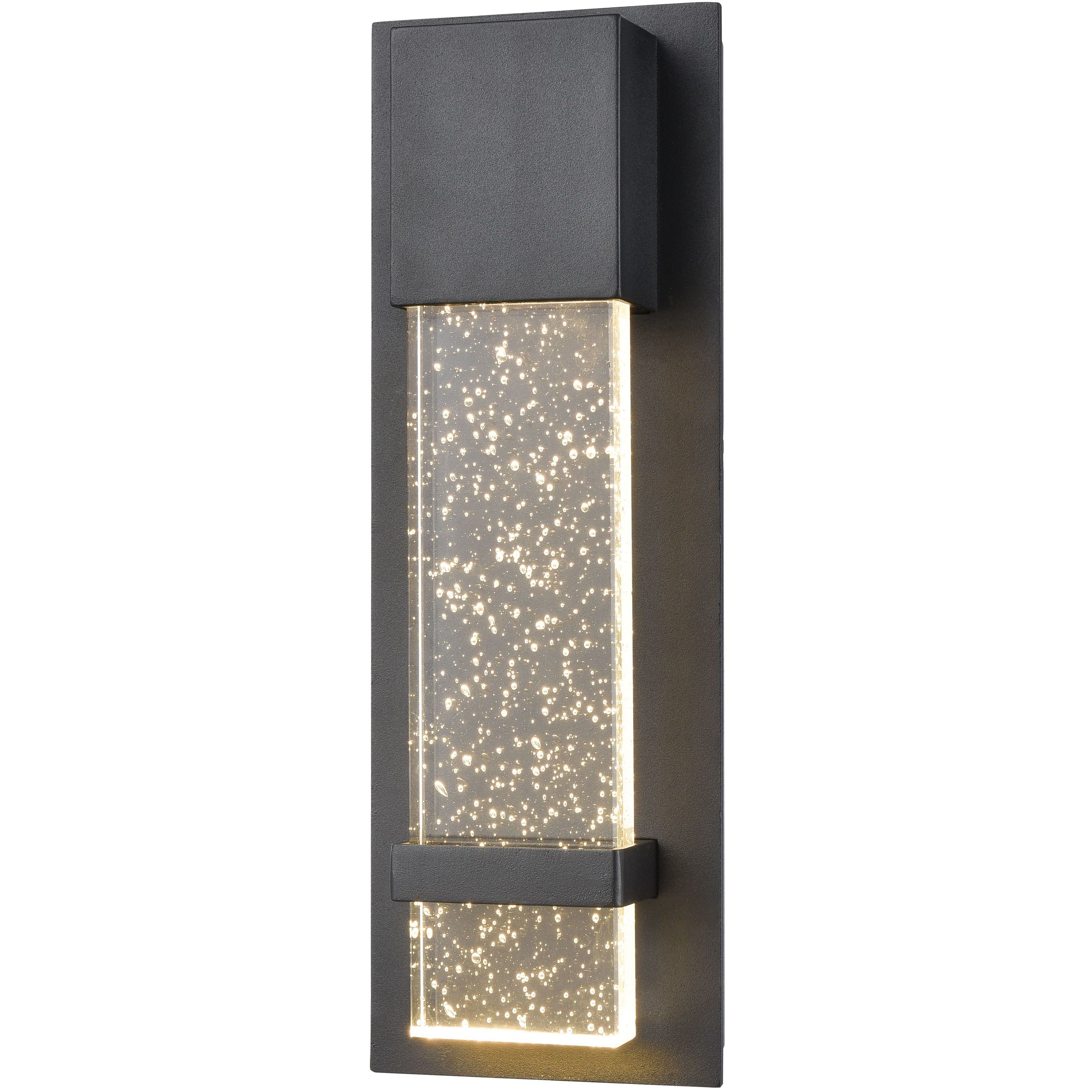 Emode LED 14 inch Matte Black Outdoor Wall Sconce