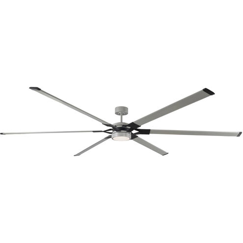 Loft 96 inch Painted Brushed Steel Ceiling Fan