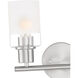 Cedar Lane 2 Light 13 inch Brushed Nickel Vanity Light Wall Light