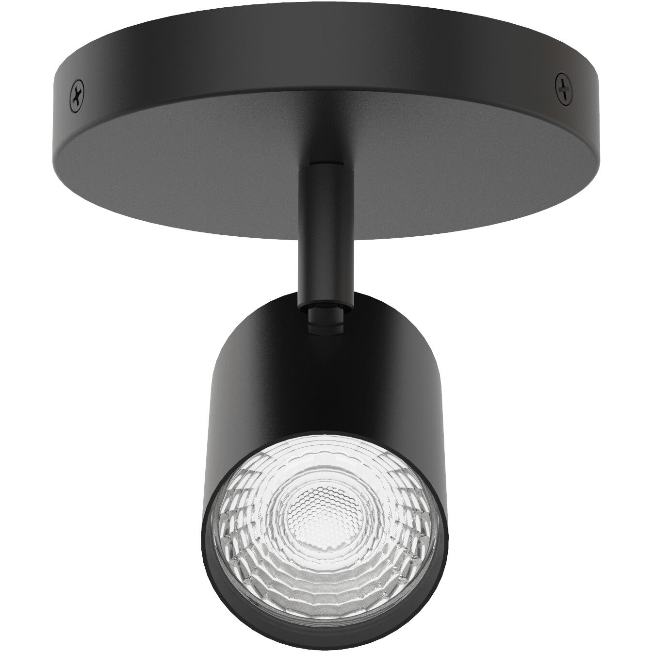 Pipe 1 Light 120 Black Track Lighting Ceiling Light, WAC Limited
