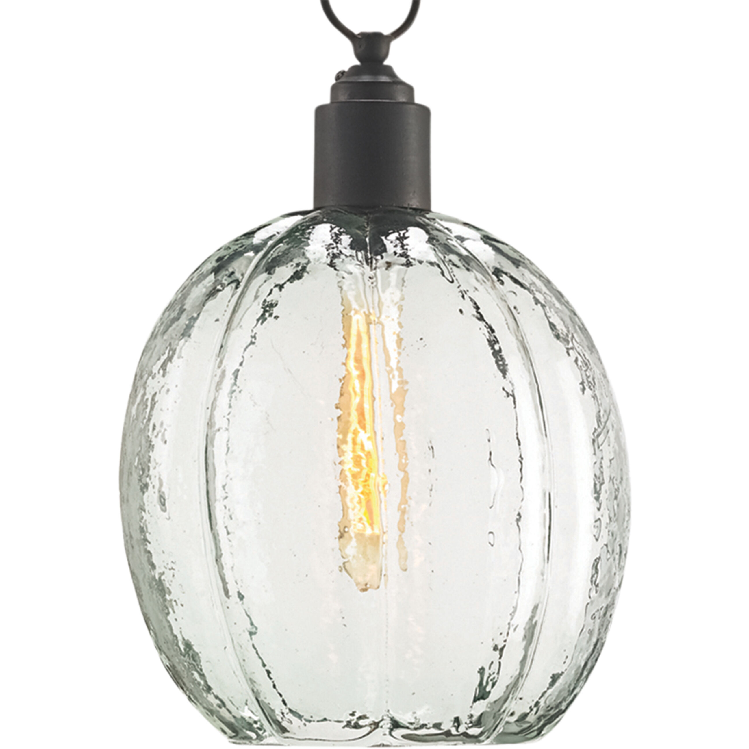 Aquaterra 1 Light 10 inch Old Iron Pendant Ceiling Light