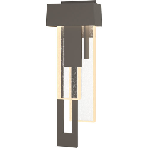 Rainfall LED 18.9 inch Coastal Dark Smoke Outdoor Sconce