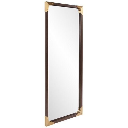 Rogers 60 X 24 inch Walnut Mirror