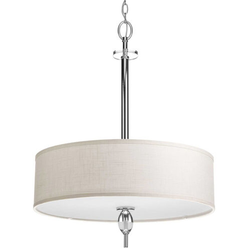 Status 4 Light 22 inch Polished Chrome Inverted Pendant Ceiling Light