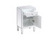Reflexion 29 X 18 inch White Nightstand