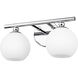 Neoma 2 Light 13.5 inch Chrome Vanity Wall Light