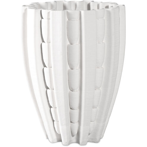 Fluted 10 inch Vase, Small