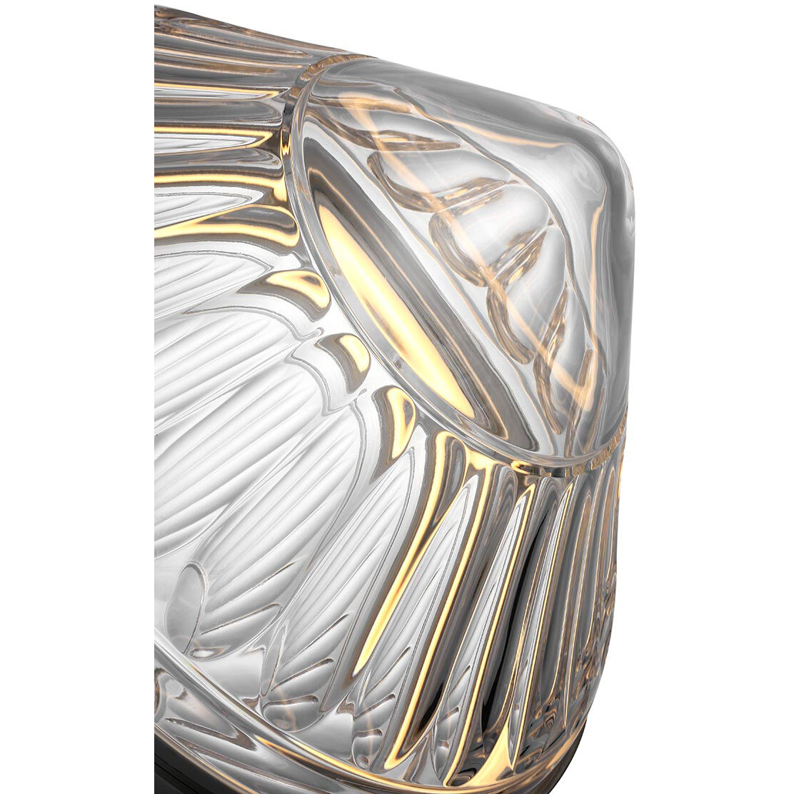 Waterford Copper Coast LED 15 inch Polished Nickel Olive Cut Pendant Ceiling Light