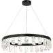 Artic Glacier LED 33.25 inch Coal Chandelier Ceiling Light