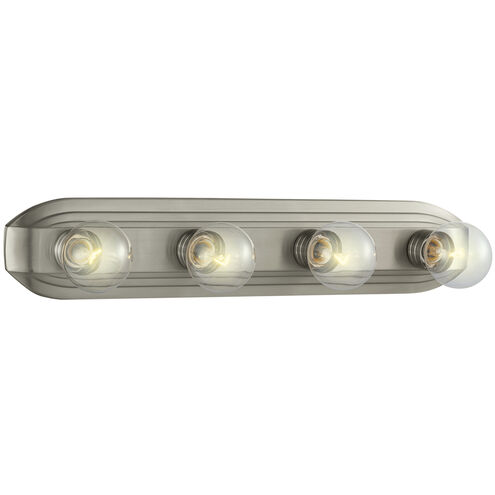 Value 4 Light 24 inch Brushed Nickel Bath Bar Wall Light