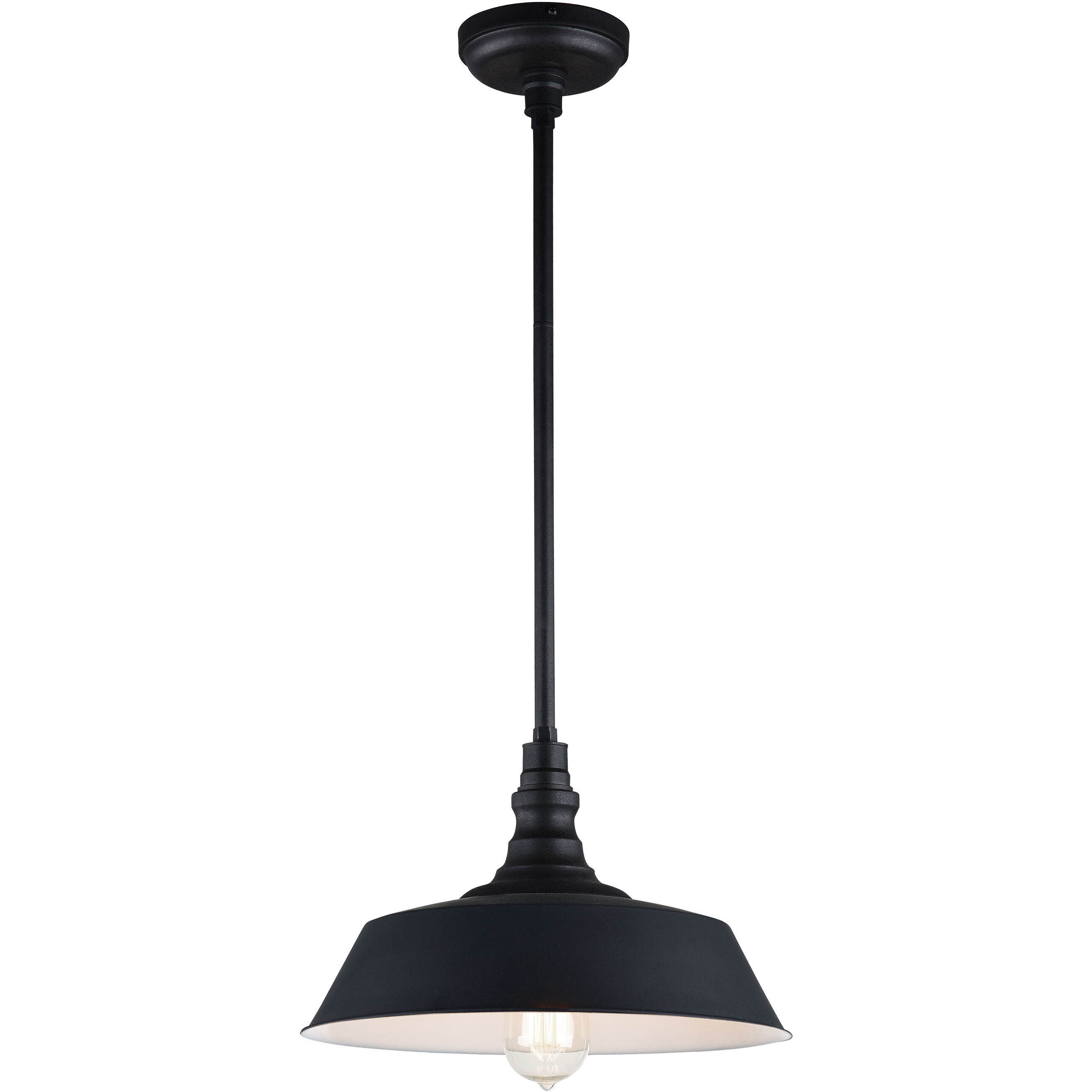 Scacchi 1 Light 14 inch Dark Grey Pendant Ceiling Light