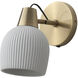 Petaluma Wall Sconce Wall Light in Weathered Brass