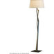 Facet 65.9 inch 100 watt Dark Smoke Floor Lamp Portable Light in Natural Anna