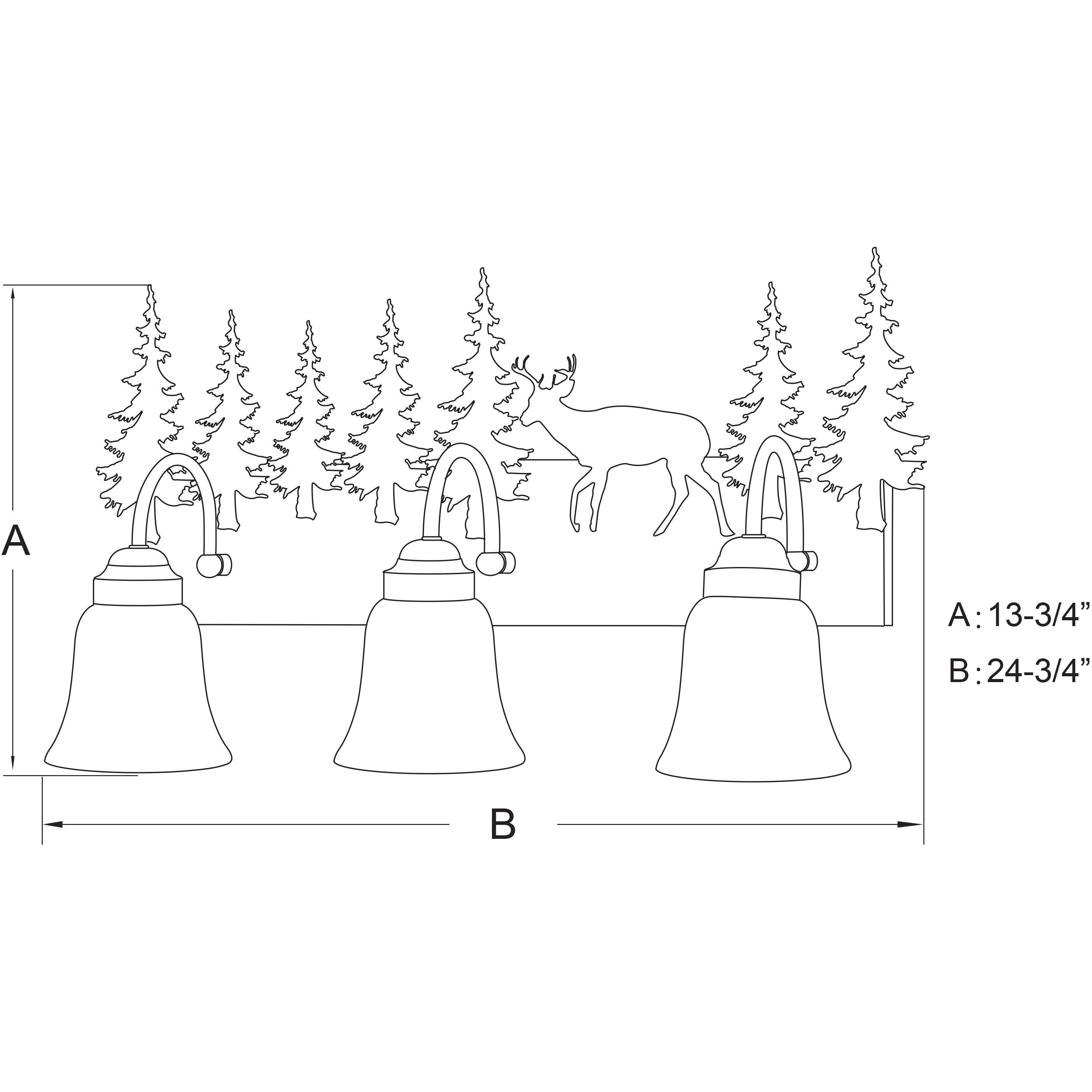 Bryce LED 24.75 inch Burnished Bronze Bathroom Light Wall Light