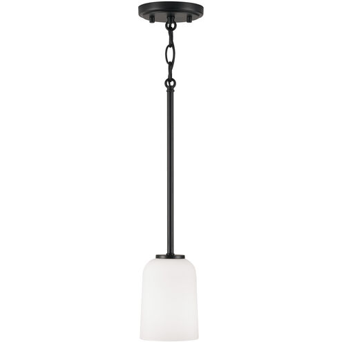 Lawson 1 Light 5 inch Matte Black Pendant Ceiling Light