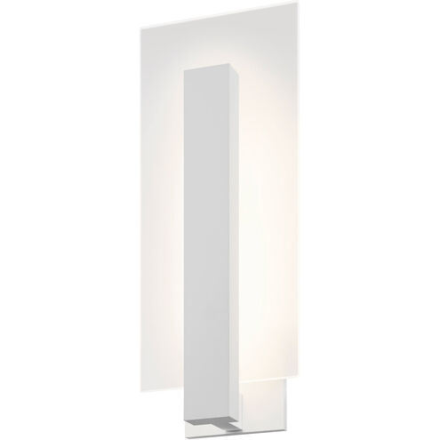Midtown LED 16 inch Textured White Indoor-Outdoor Sconce, Inside-Out