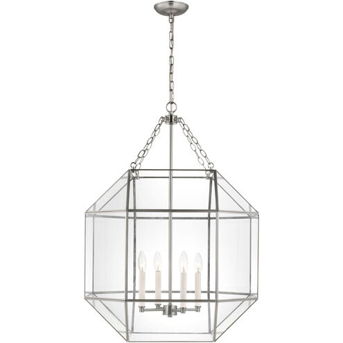 Suzanne Kasler Morrison 4 Light 23.25 inch Brushed Nickel Pendant Ceiling Light