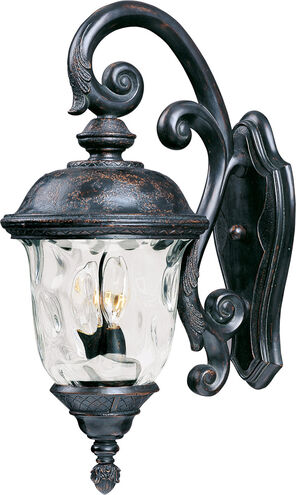 Carriage House VX 3 Light 27 inch Oriental Bronze Outdoor Wall Mount