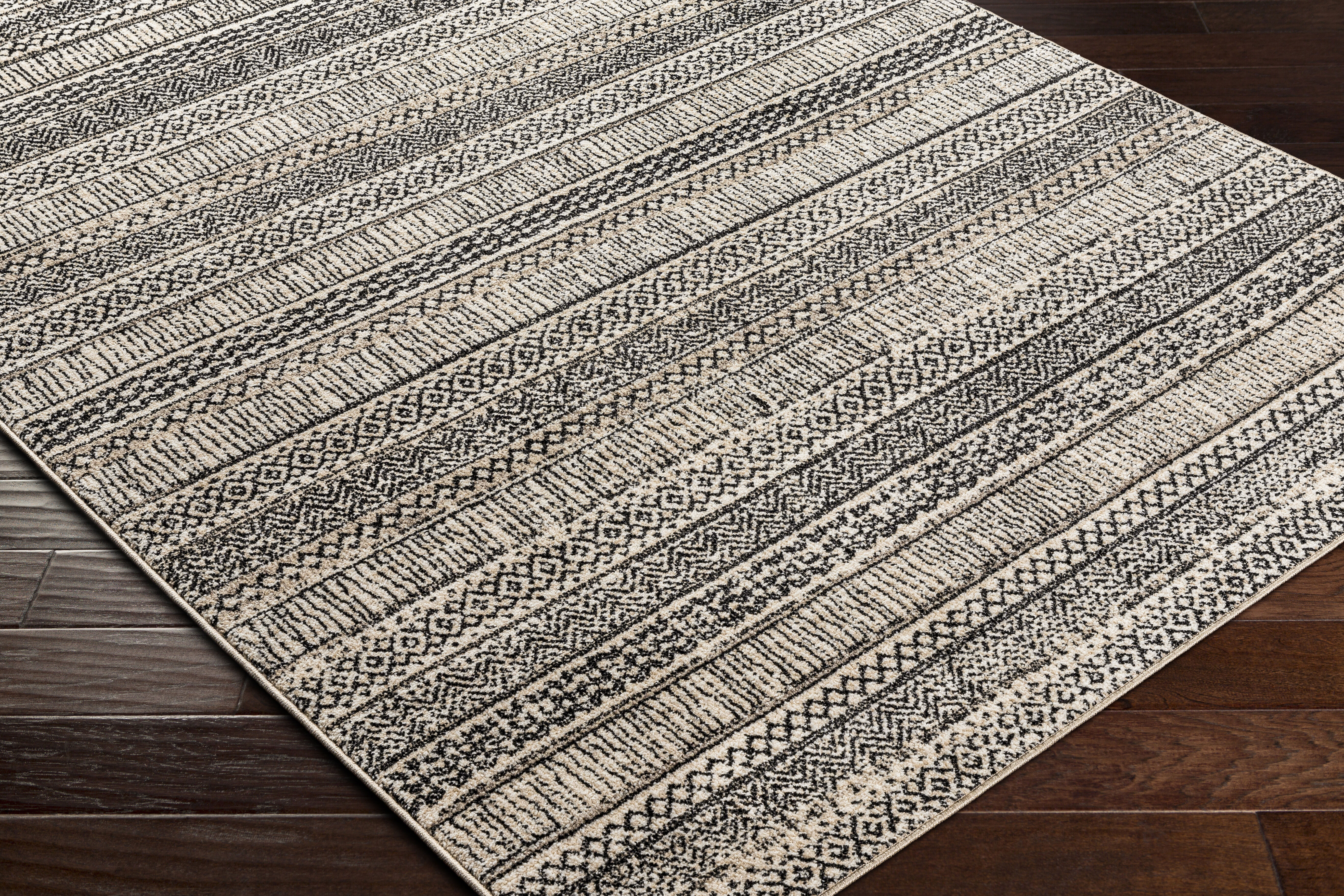 Cozy 84 X 63 inch Taupe Rug, Rectangle