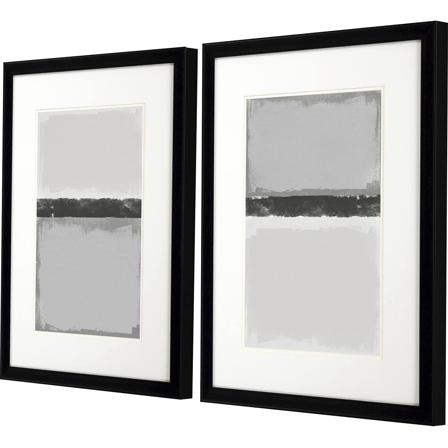 Abstract Gray and Black Framed Art, Propac