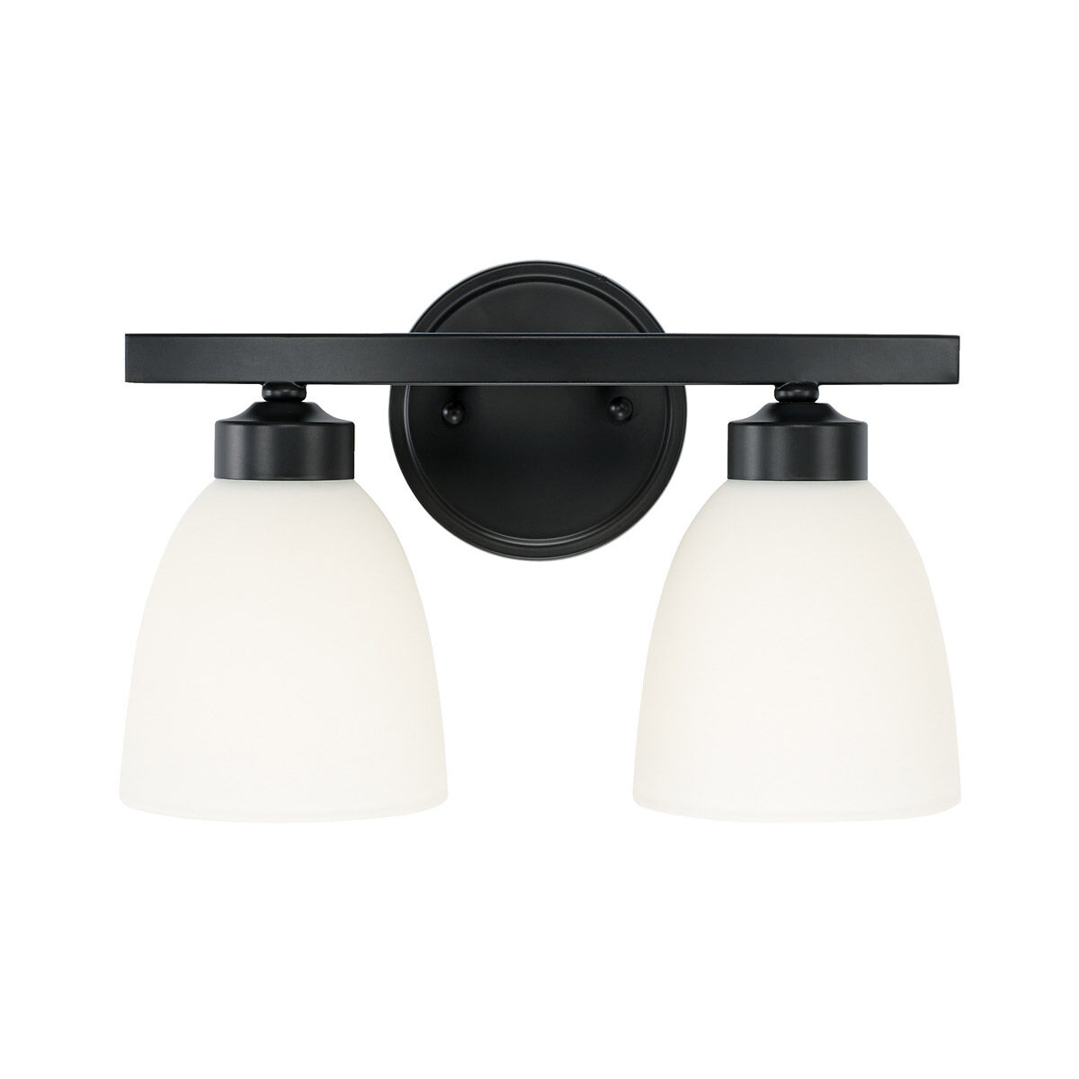 Jameson 2 Light 13 inch Matte Black Vanity Light Wall Light