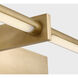 Kelly Wearstler Axis 25 watt 30 inch Antique-Burnished Brass Picture Light Wall Light