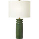 ED Ellen DeGeneres Feikudo 25.88 inch 60 watt Glossy Light Green Table Lamp Portable Light