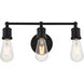 Serif 3 Light 15 inch Black Wall Sconce Wall Light