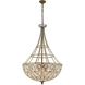 Elizabethan 10 Light 28 inch Dark Bronze Chandelier Ceiling Light