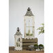 Evelyn 6.9 inch Silver and White Wash Lantern, Set of 2
