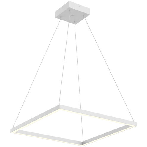 Piazza LED 23.63 inch White Pendant Ceiling Light