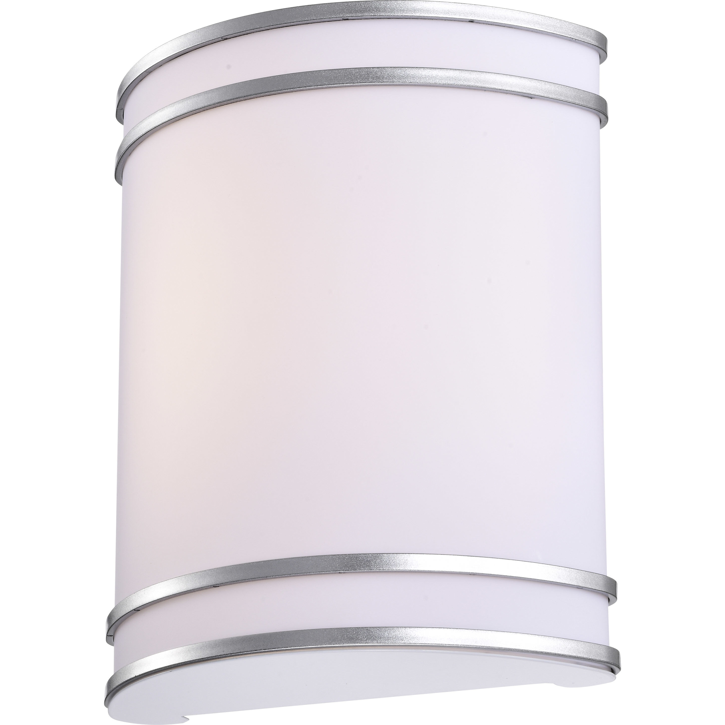 Glamour LED 9 inch Brushed Nickel ADA Wall Sconce Wall Light