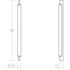 Keel LED 2.25 inch Satin Black Bath Bar Wall Light in 3000K