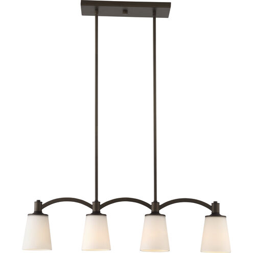 Laguna 4 Light 46 inch Forest Bronze Island Pendant Ceiling Light