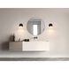 Tremolo 1 Light 8 inch Matte Black and Champagne Gold Vanity Light Wall Light