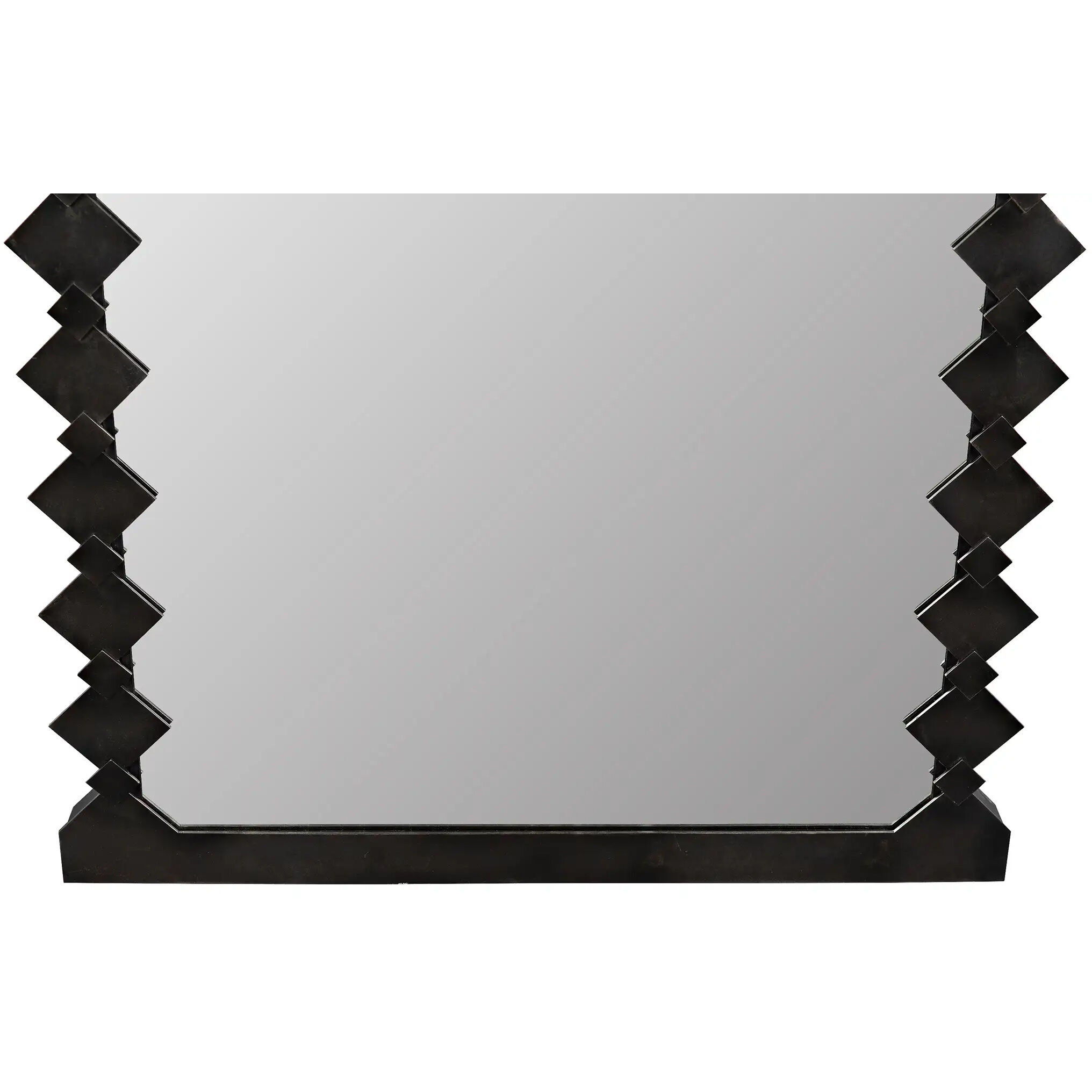 Aya 79 X 40 inch Unfinished Industrial Steel Mirror