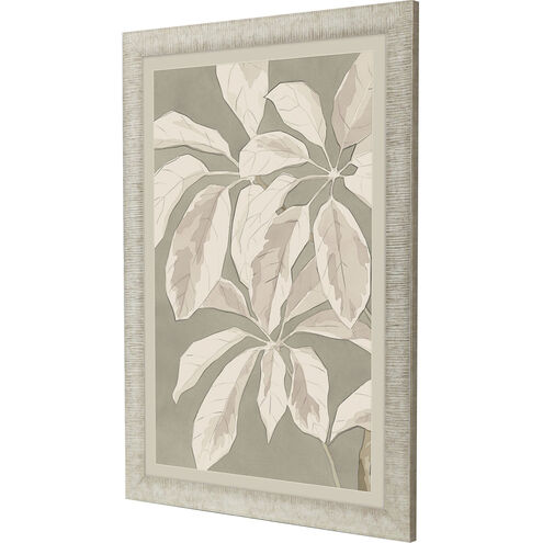 Lucky Plant Focus Gray and Neutral and Brown and Multi Framed Art