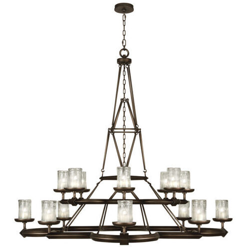 Liaison 16 Light 58 inch Bronze Chandelier Ceiling Light
