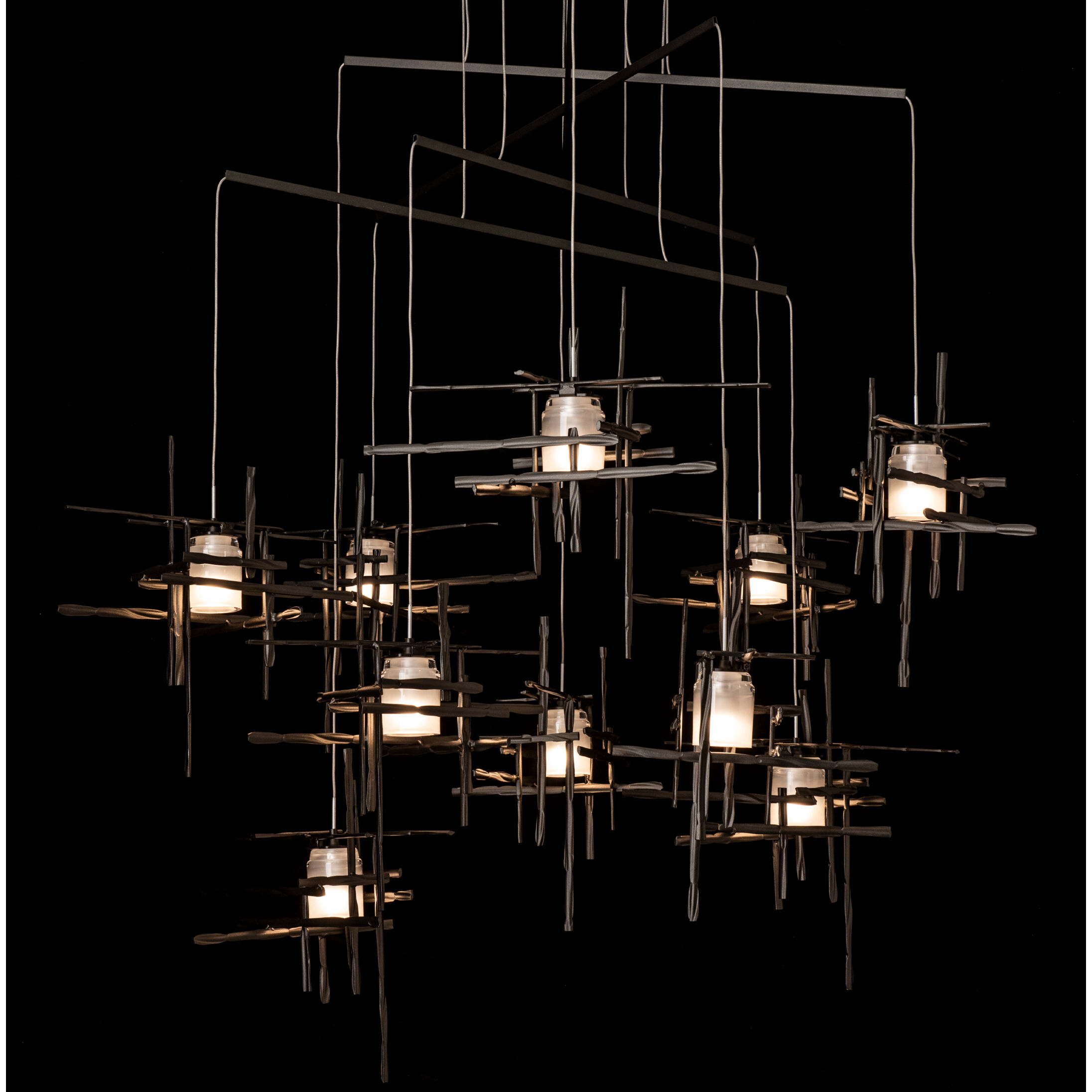 Tura 10 Light 48.9 inch Oil Rubbed Bronze Mobile Pendant Ceiling Light