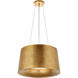 Barbara Barry Halo 2 Light 19 inch Gild Hanging Shade Ceiling Light, Small