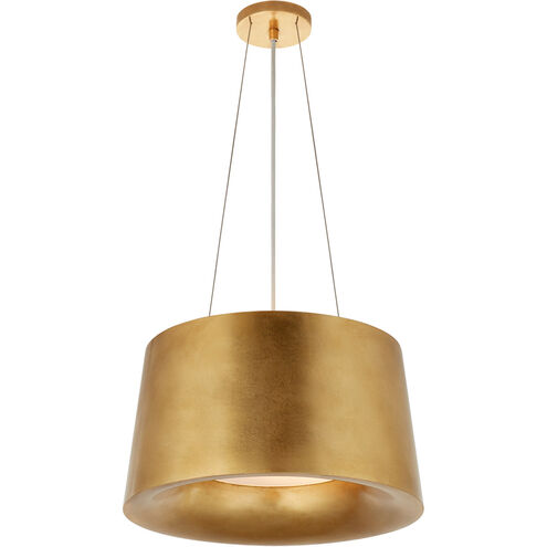 Barbara Barry Halo 2 Light 19 inch Gild Hanging Shade Ceiling Light, Small