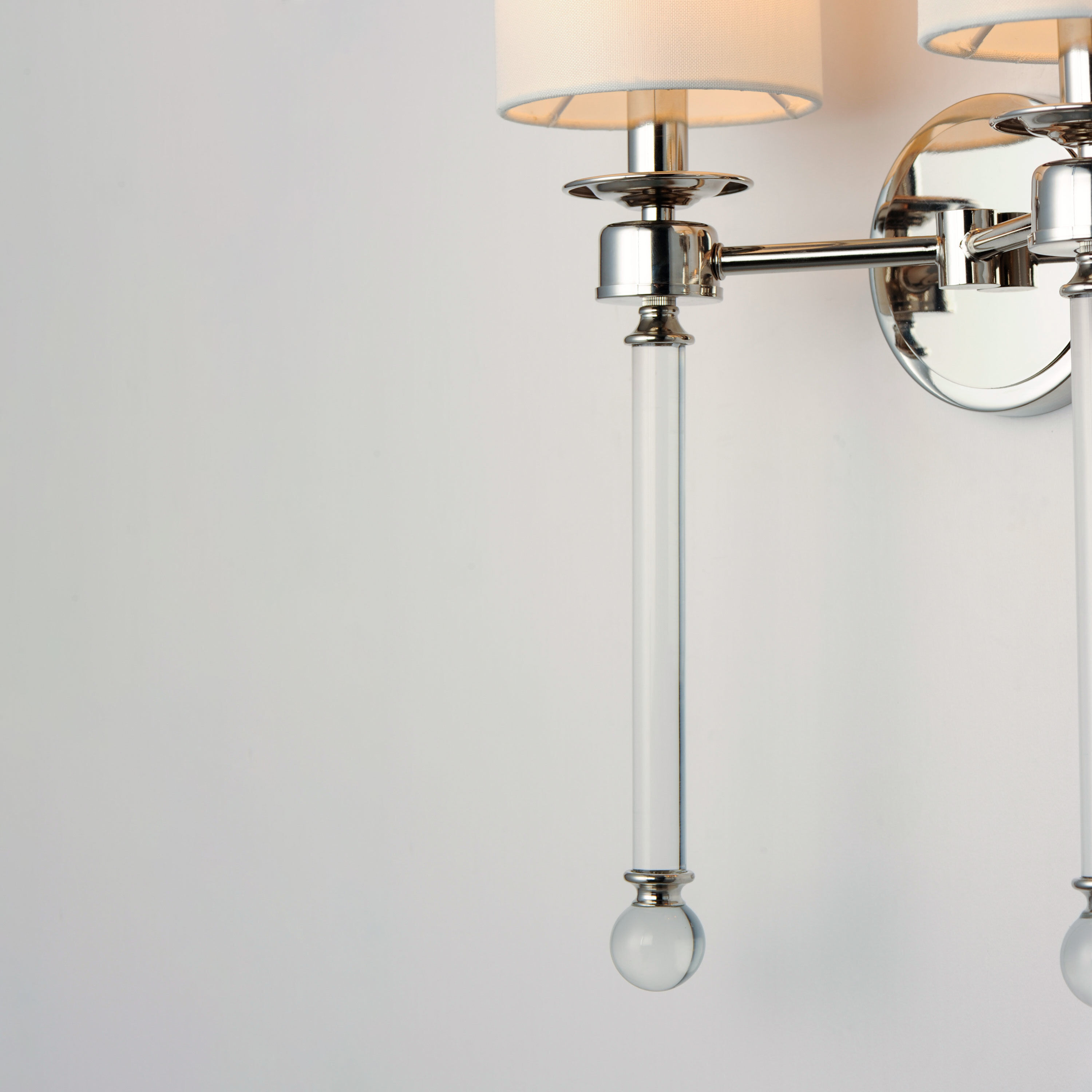 Lucent 2 Light 14 inch Polished Nickel Wall Sconce Wall Light