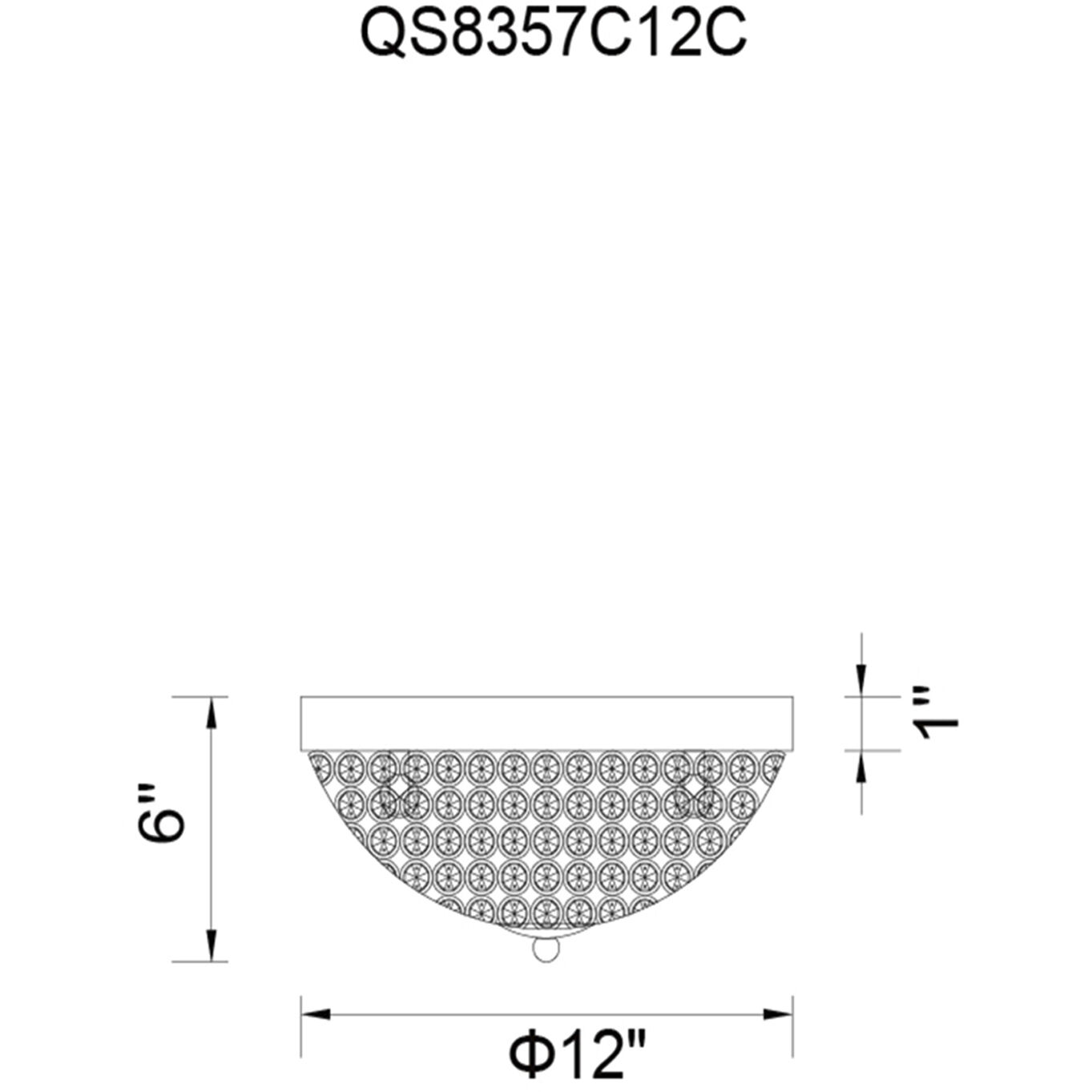 Globe 3 Light 12 inch Chrome Bowl Flush Mount Ceiling Light