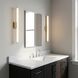 Cavitt LED 30 inch Satin Brass Vanity Light Wall Light