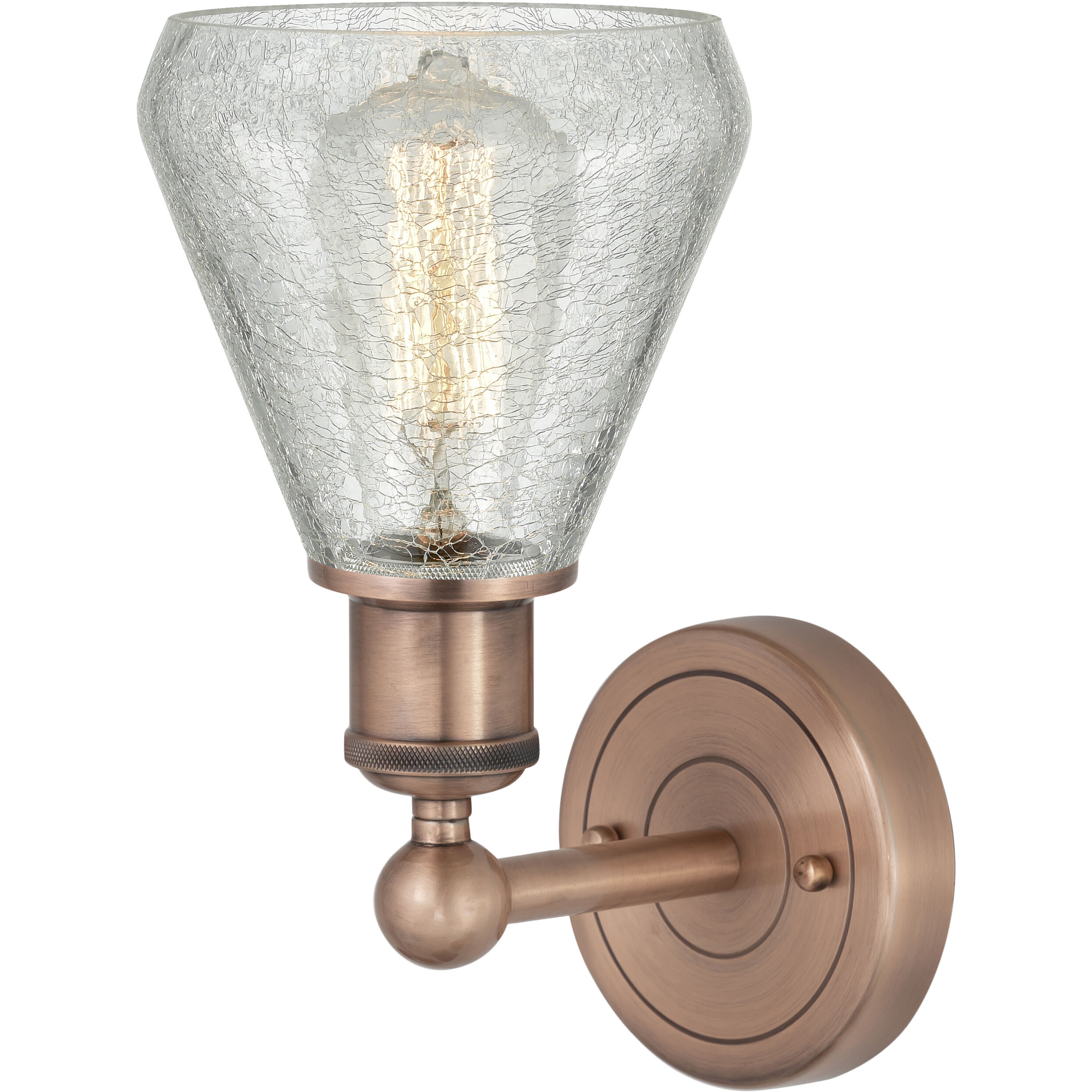 Conesus Sconce Wall Light in Antique Copper
