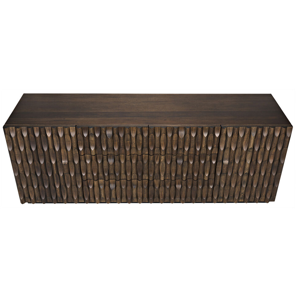 Alameda 81.5 X 23 inch Dark Walnut Sideboard, Large