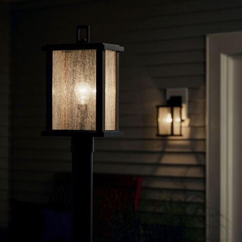 Marimount 1 Light 18 inch Black Outdoor Post Lantern